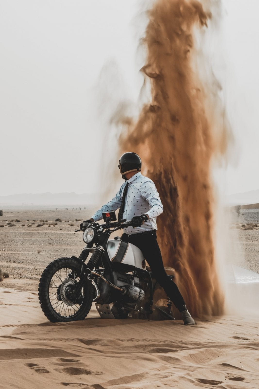 Copyright Simone de Ranieri / Isaac Vives, Fuel Motorcycles Scram Africa