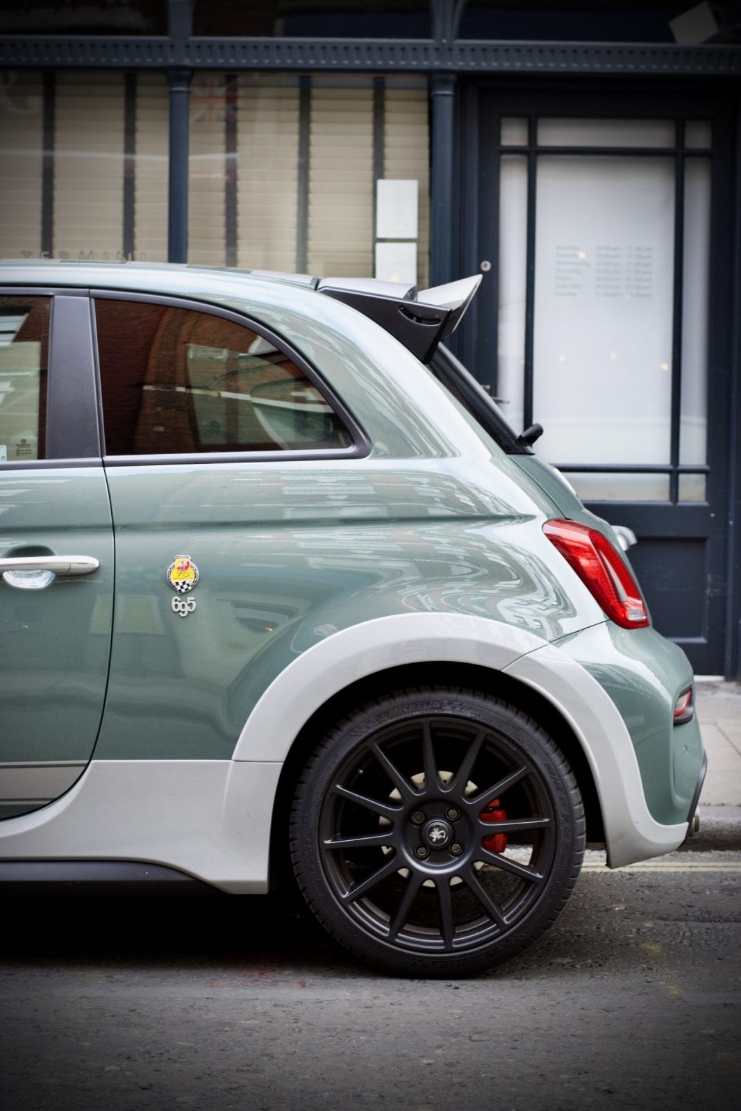 Abarth 695 rear view