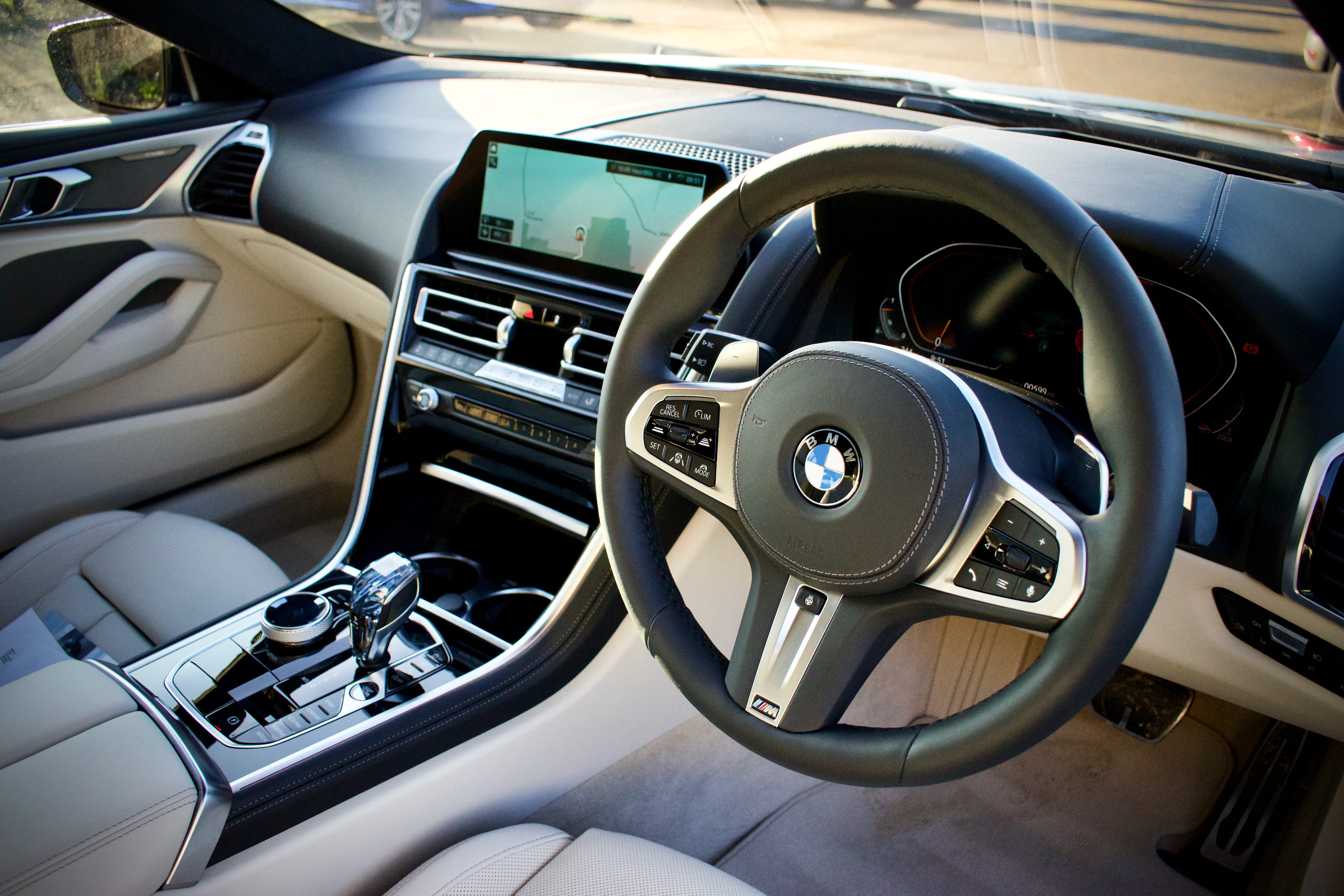 BMW 840i interior