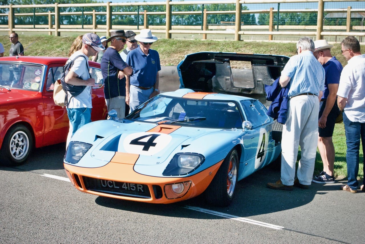 1972 Ford GT40 at Goodwood race track