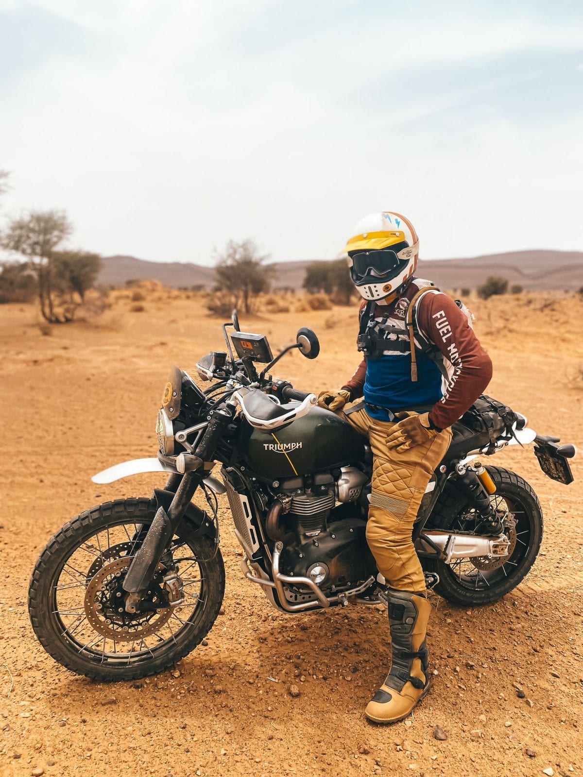 Copyright Simone de Ranieri / Isaac Vives, Fuel Motorcycles Scram Africa
